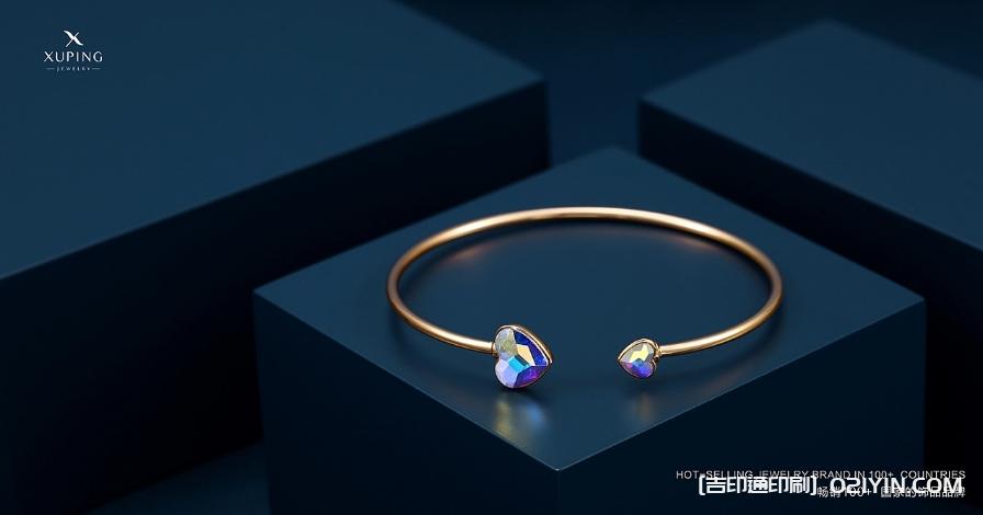 奢華藍(lán)底首飾禮盒設(shè)計(jì)制作源頭廠家  第4張