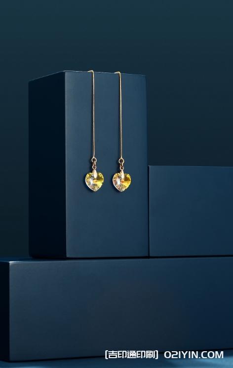 奢華藍(lán)底首飾禮盒設(shè)計(jì)制作源頭廠家  第3張