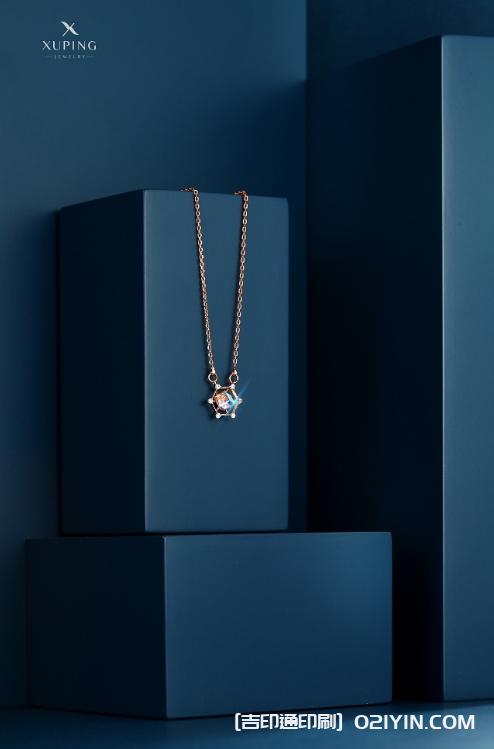 奢華藍(lán)底首飾禮盒設(shè)計(jì)制作源頭廠家  第2張